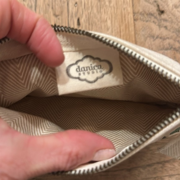 NWOT Danica Studio “Hill and Dale” Small Zipper Pouch – Forest Mushrooms Design - Picture 4 of 5